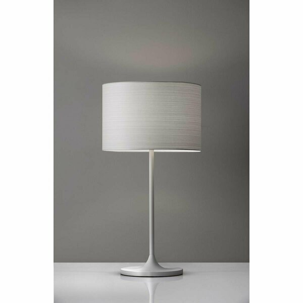 Estallar White Metal Table Lamp, 11.5 x 11.5 x 22.5 in. ES3088506